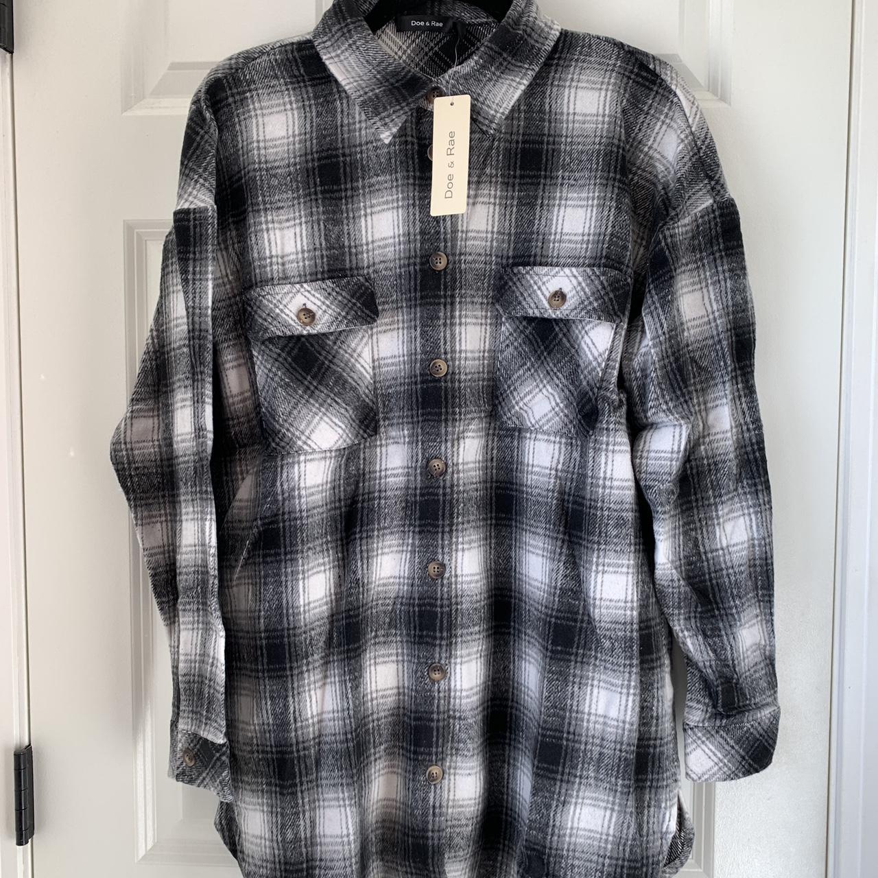 Flannel winter 2024 jacket womens