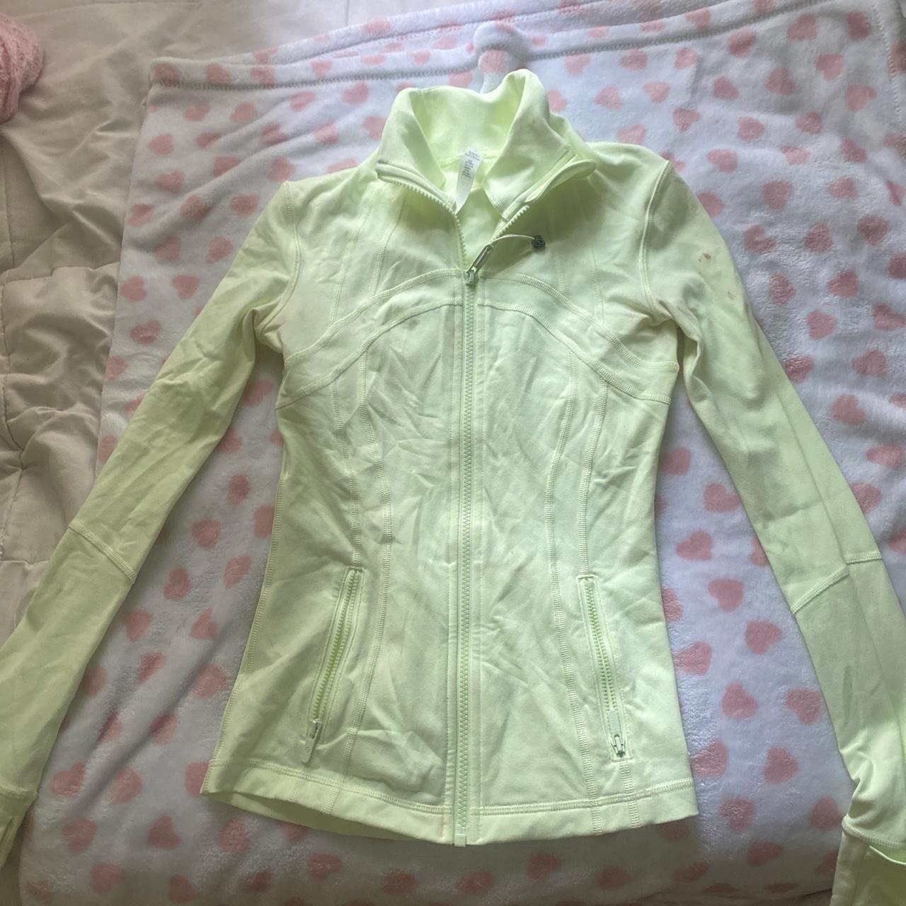 lululemon define jacket color elixir small stain on... Depop
