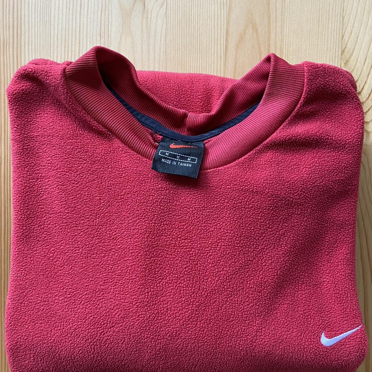 mens red nike jumper
