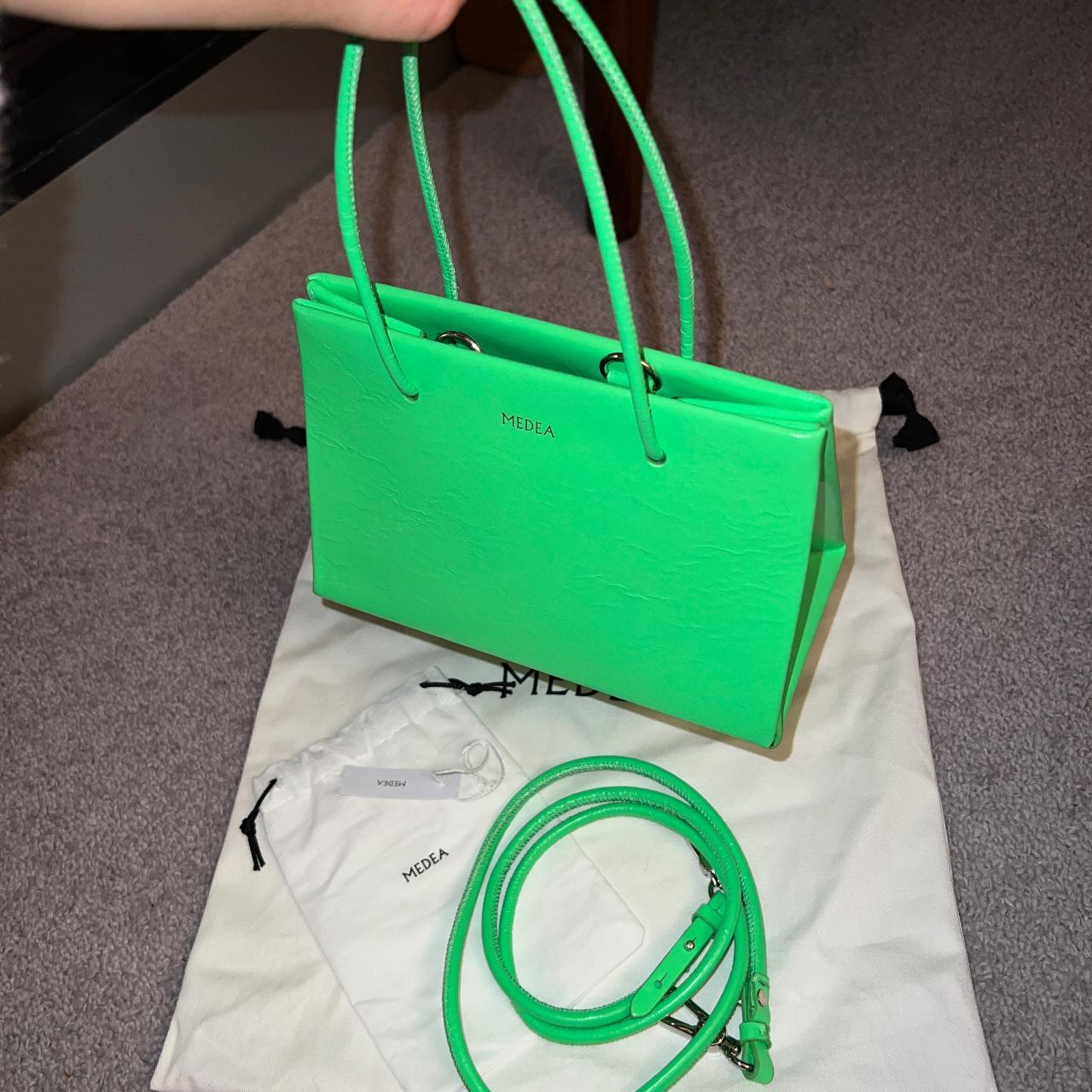 MEDEA Cydonia Mini Bag, Embossed Silver Logo,