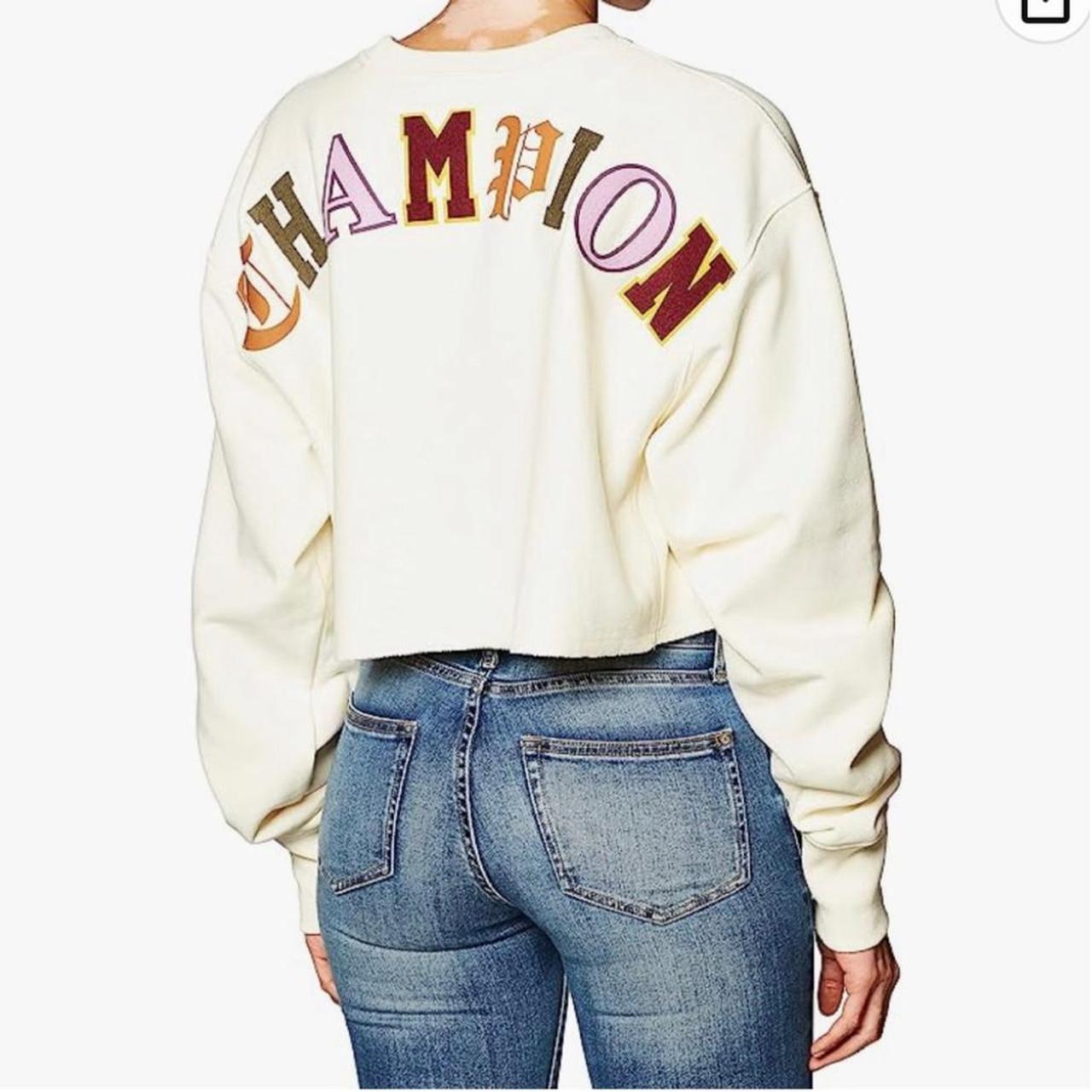 Champion crop best sale top sweatsuit