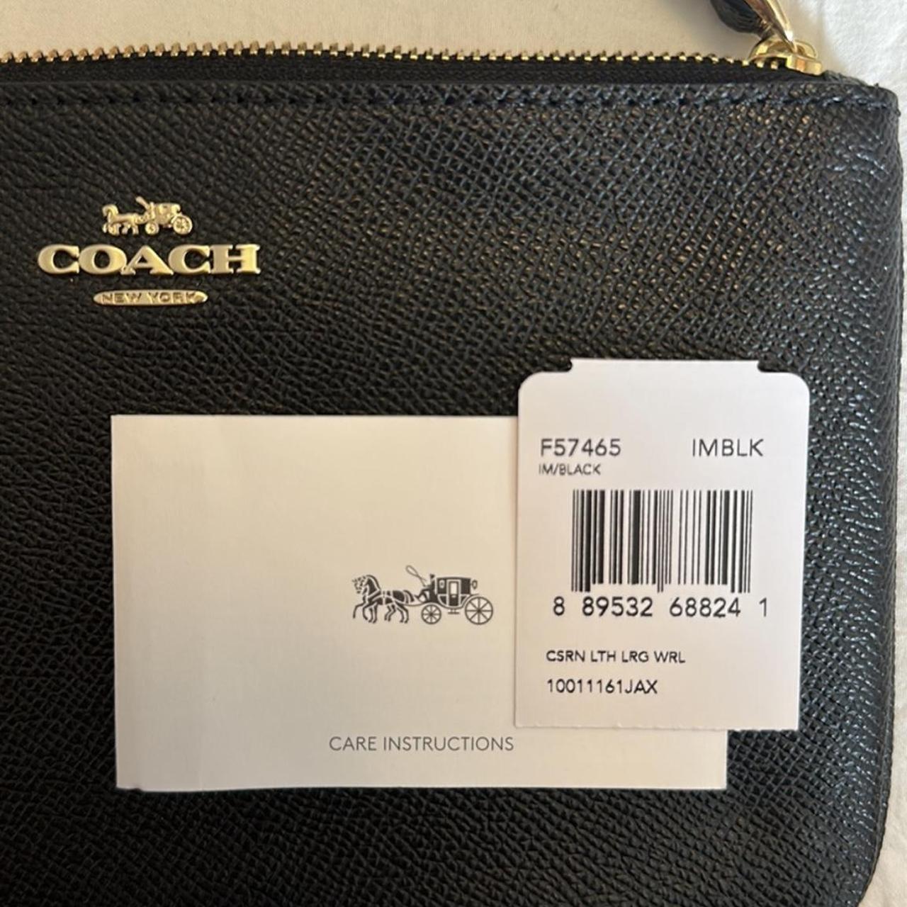 Coach double zip online wallet f87587