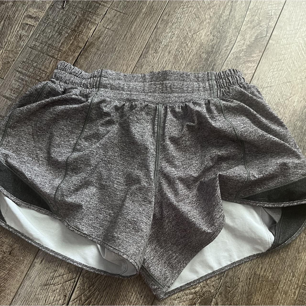 4 inch grey Lululemon shorts Depop