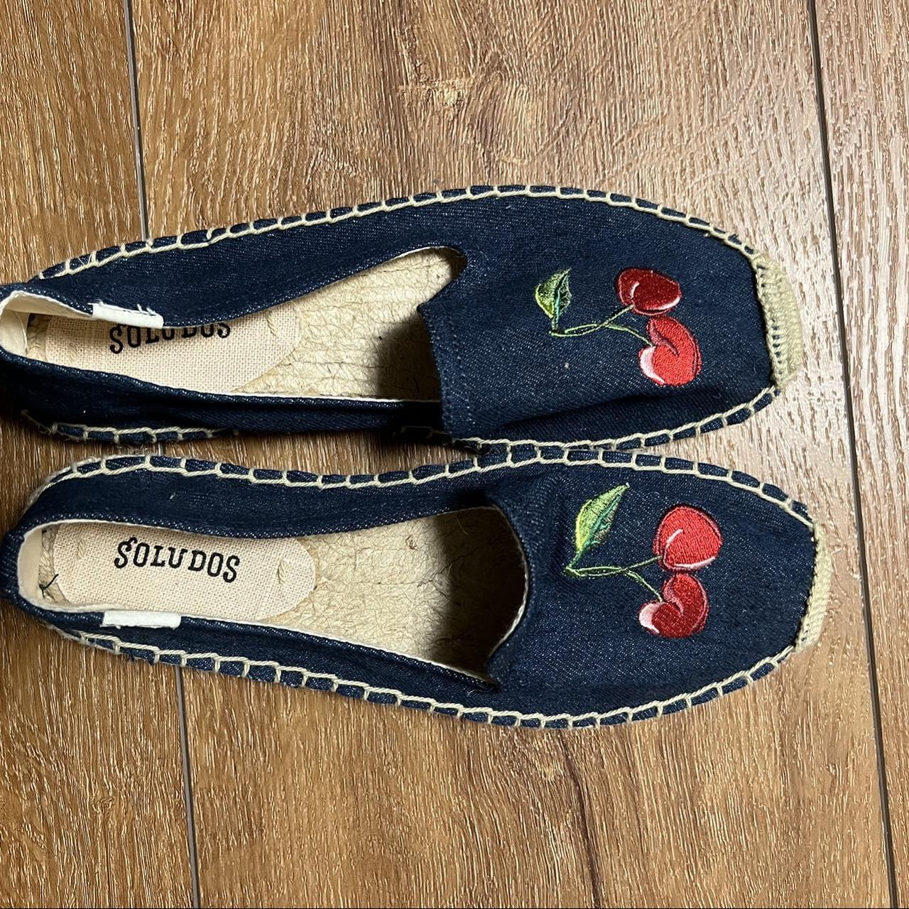 Soludos deals cherry espadrilles