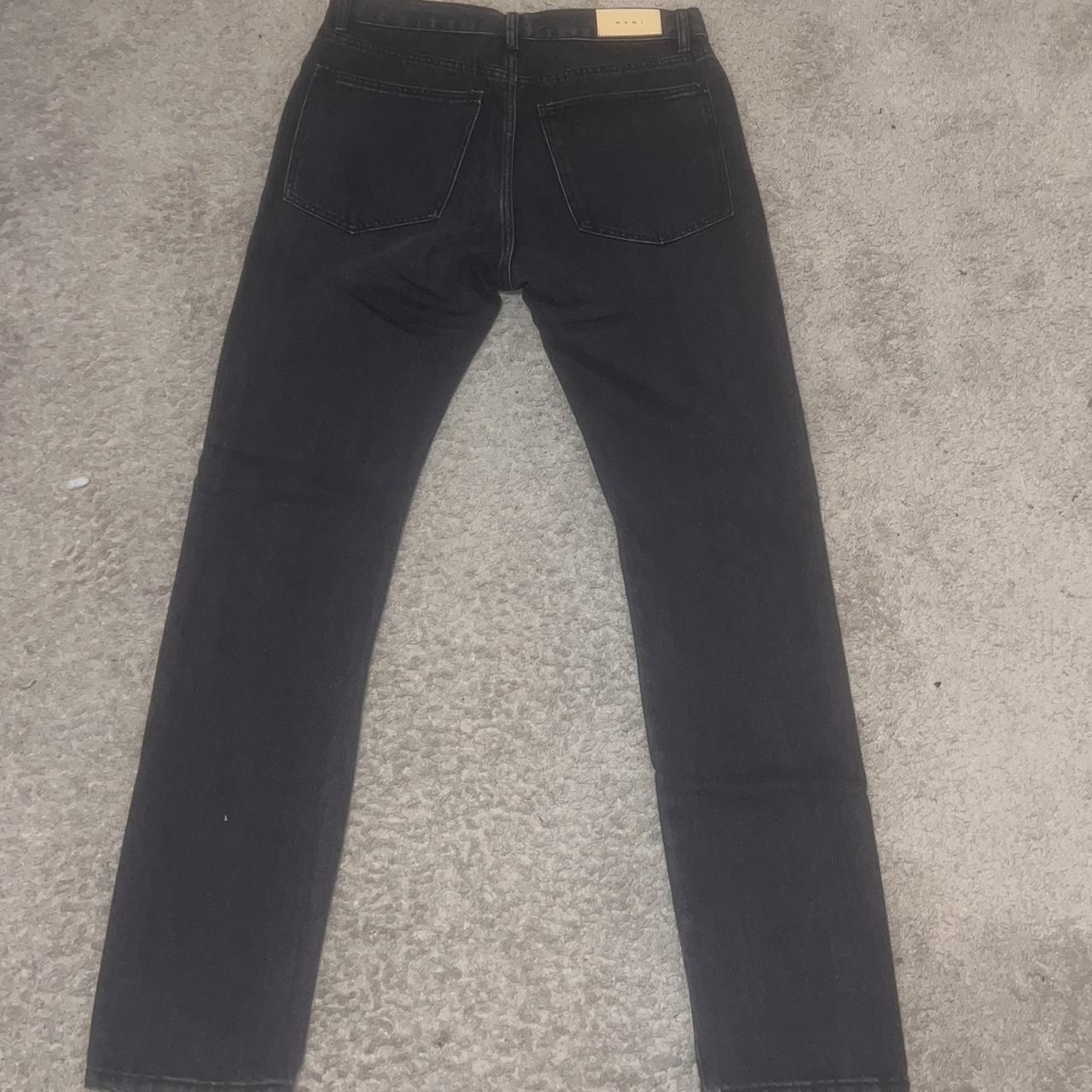 D184 SKELETON STRAIGHT DENIM Mnml Jean Depop