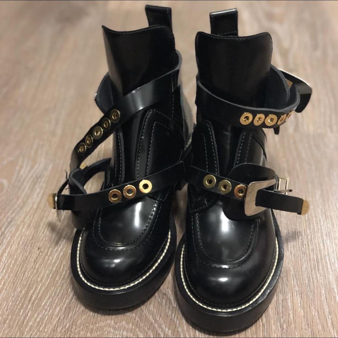 balenciaga motorcycle boots