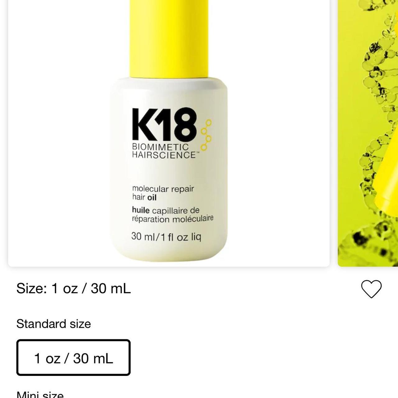 K18 molecule repair hair oil Retails for 65$ Never... - Depop