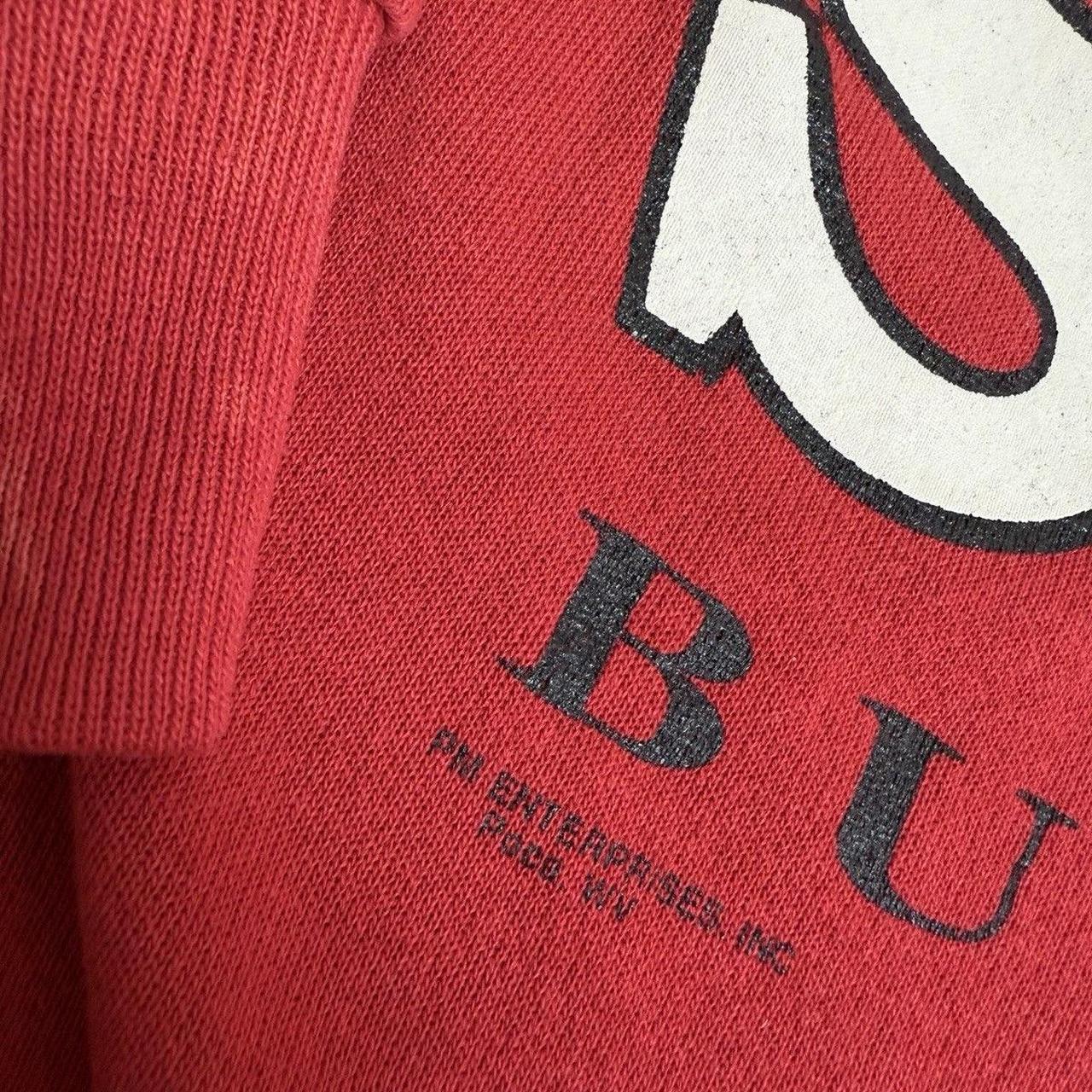 Source Unknown Men's Sweatshirt - Red/White - M –… - image 3