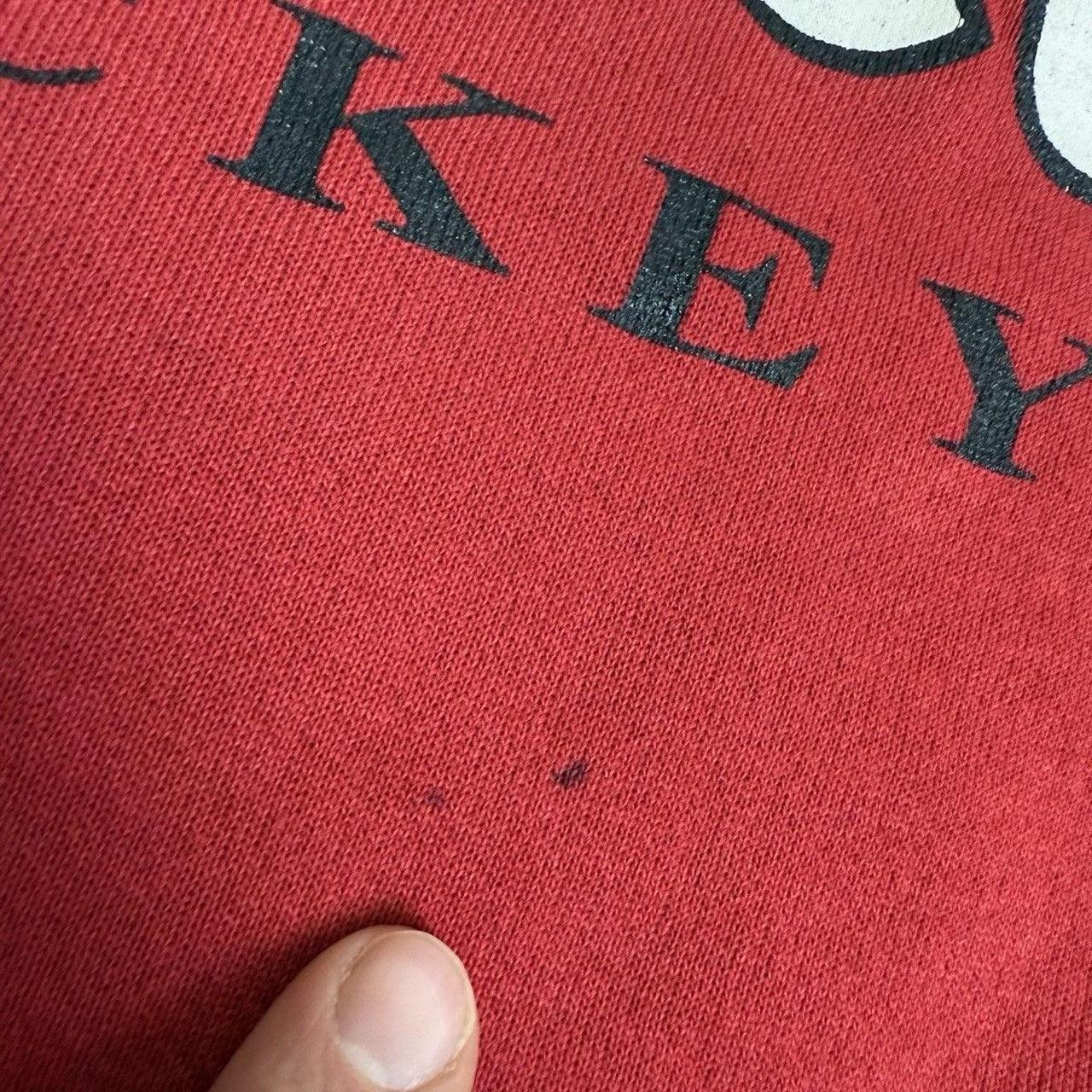 Source Unknown Men's Sweatshirt - Red/White - M –… - image 4