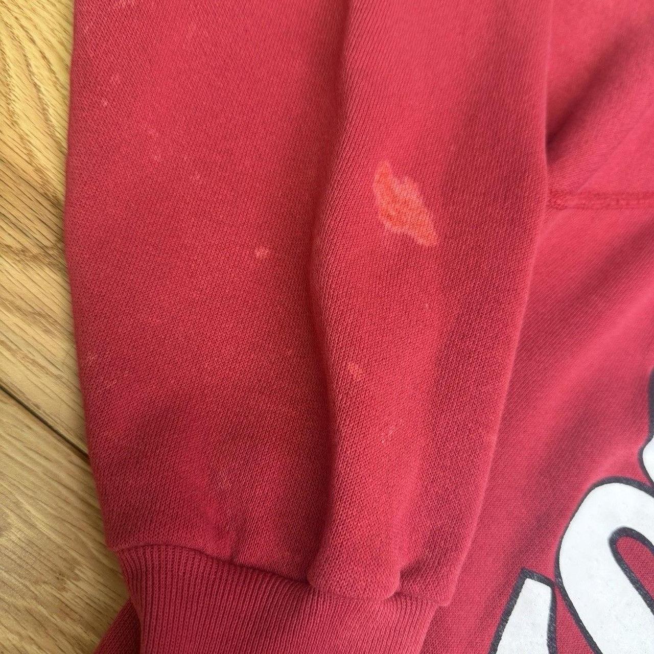 Source Unknown Men's Sweatshirt - Red/White - M –… - image 7