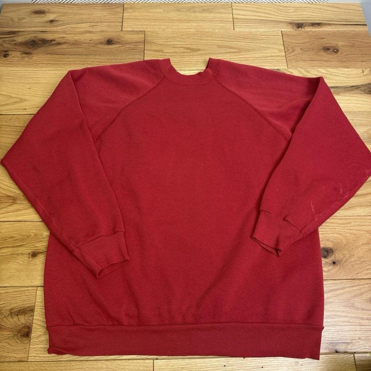 Source Unknown Men's Sweatshirt - Red/White - M –… - image 8