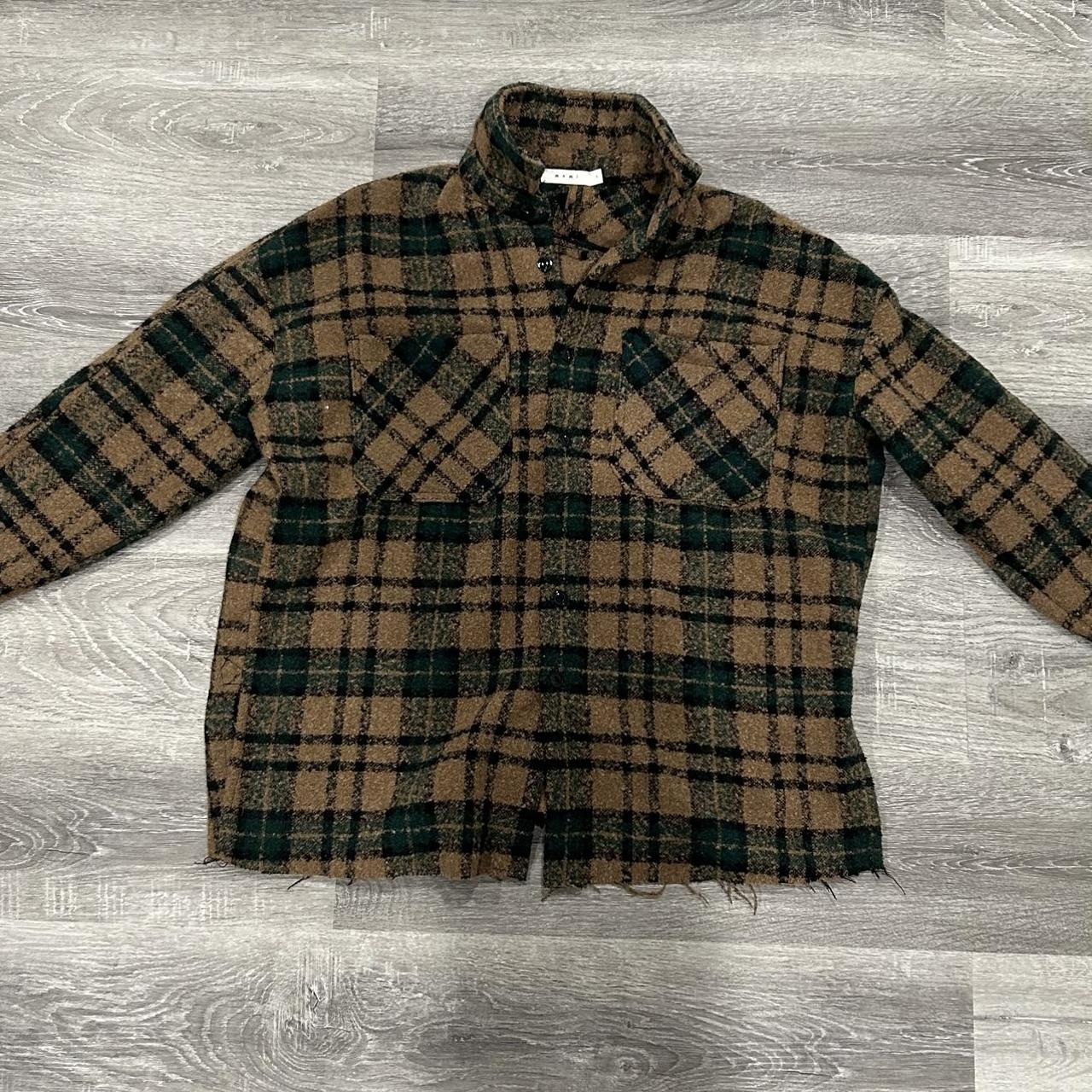 MNML Heavyweight flannel. Only worn a few times,... - Depop