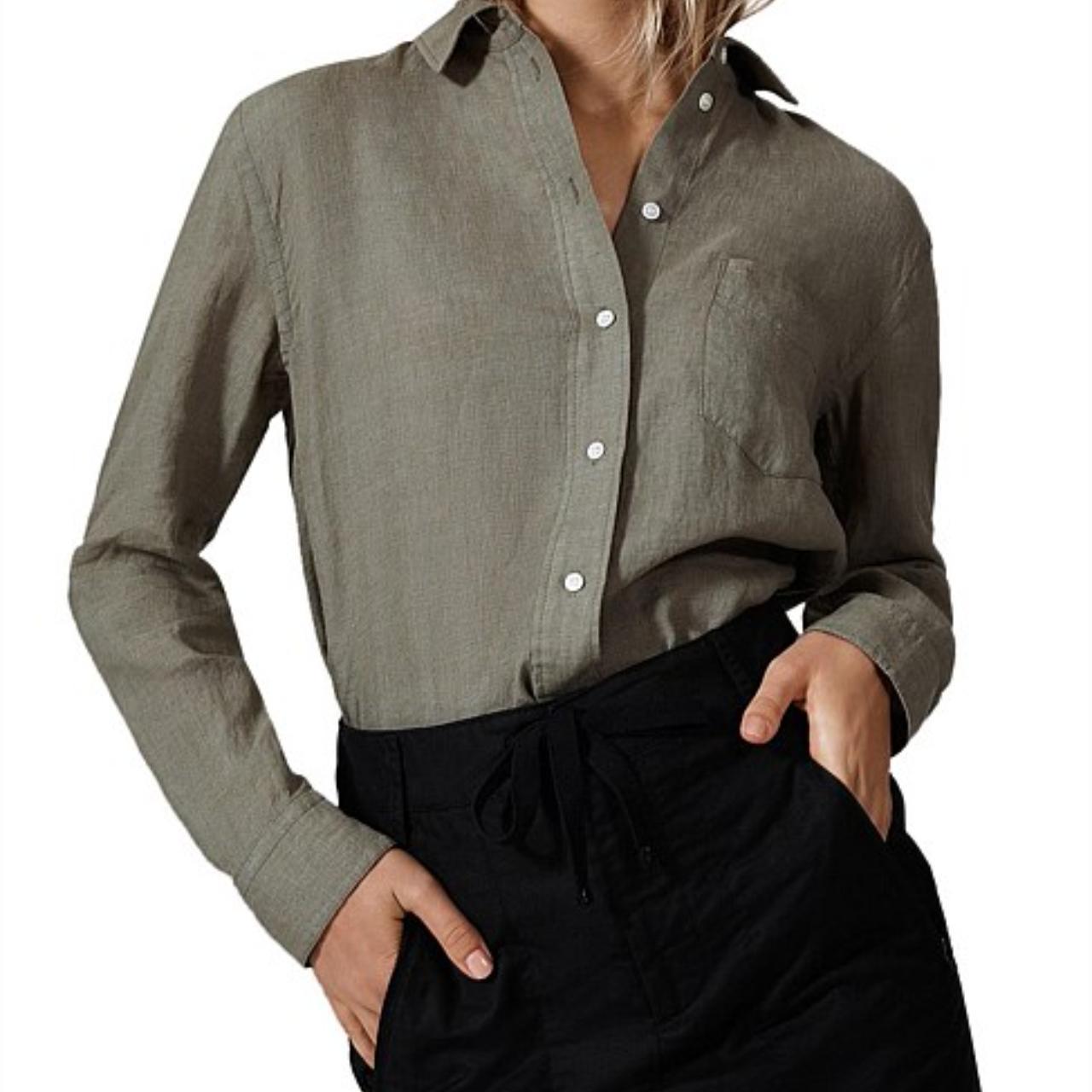 COUNTRY ROAD WOMENS ORGANICALLY GROWN FRENCH LINEN... Depop