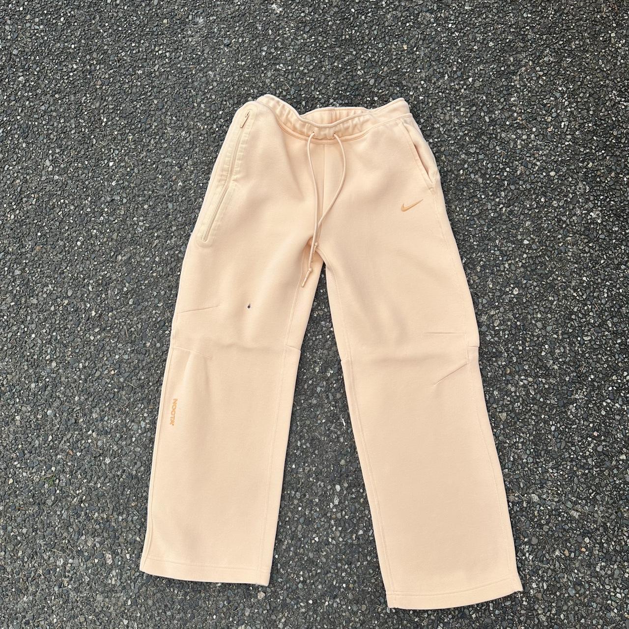 cream nike joggers mens