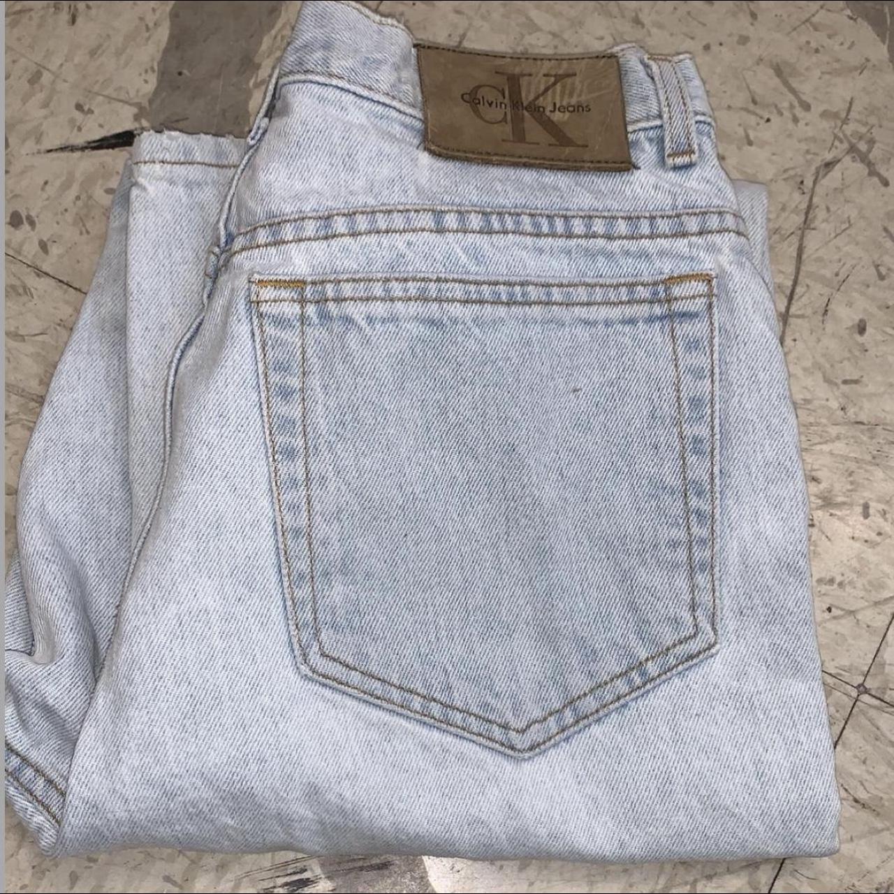 Vintage 90’s Calvin Klein denim straight fit/mom fit... - Depop