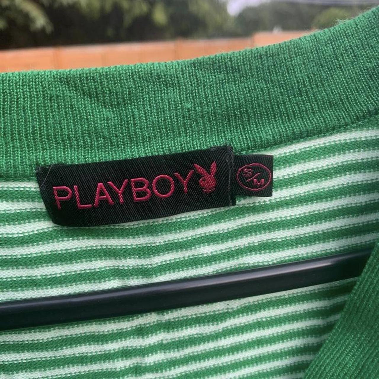 Vintage playboy top manufactured in 2002 (label... - Depop