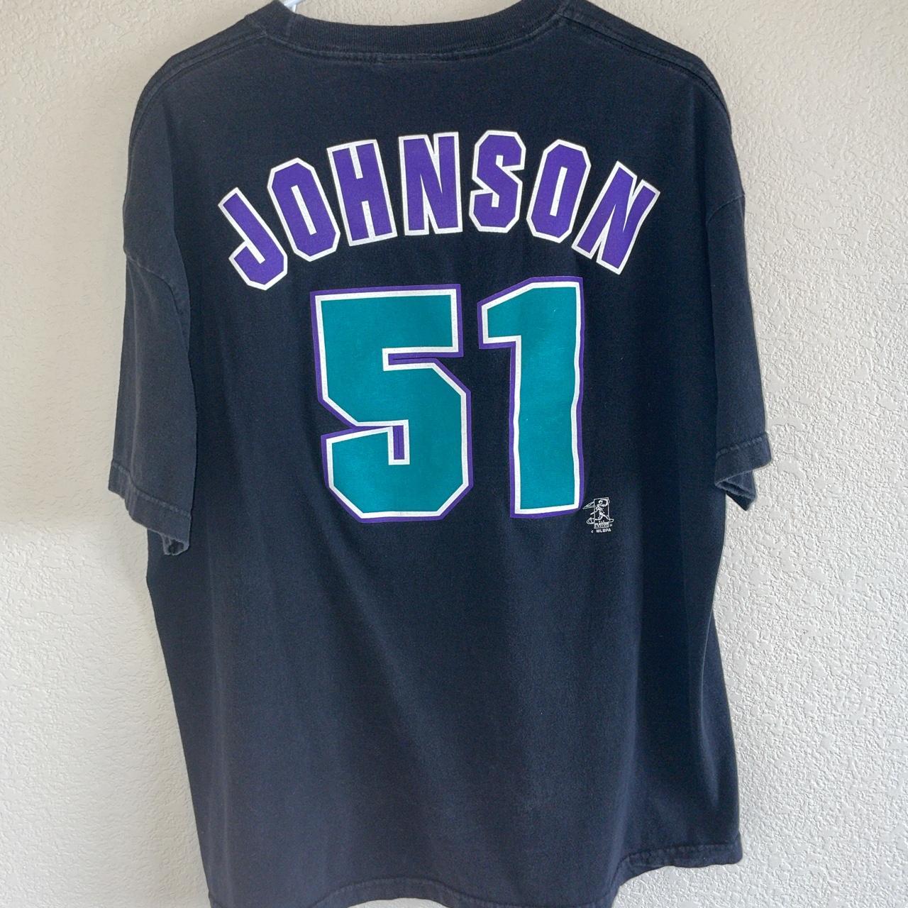 Randy Johnson retirement shirt Great condition No - Depop