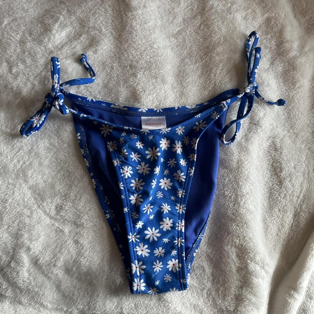 Vintage High Cut Cherry Thong Bikini Bottom 🍒 - Depop