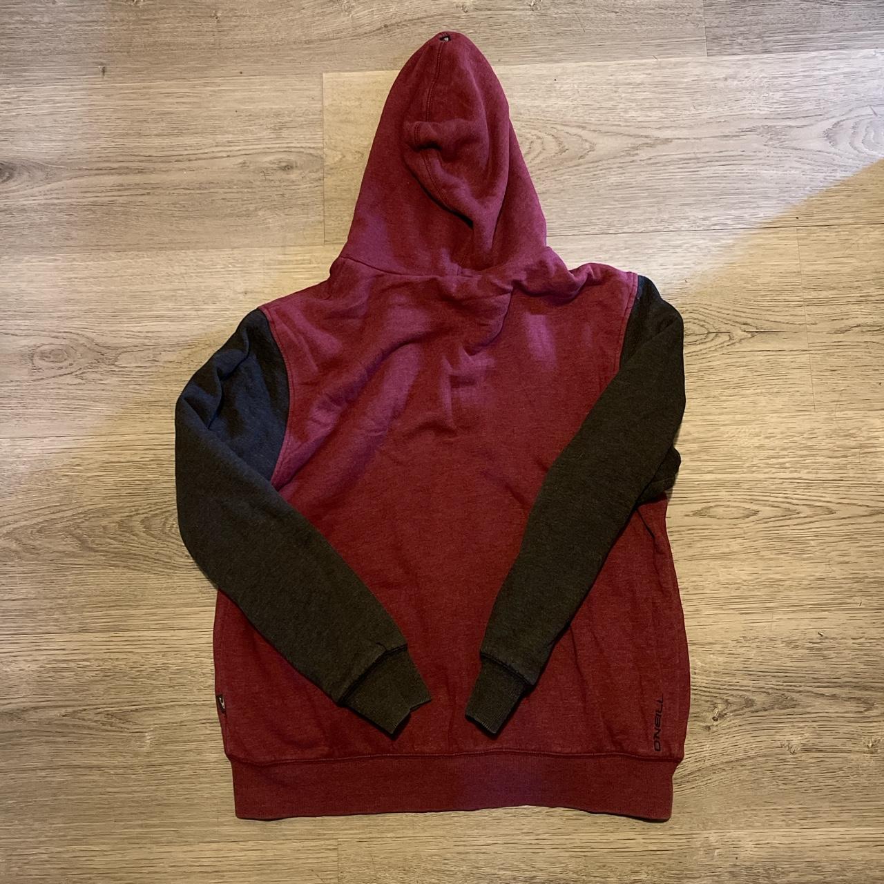 O'Neill Men's Burgundy and Red Hoodie (3)