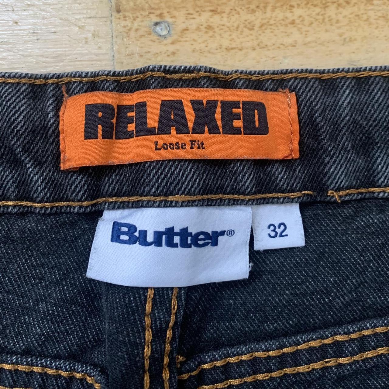 Relaxed fit butter jeans, selling as they don’t fit... - Depop