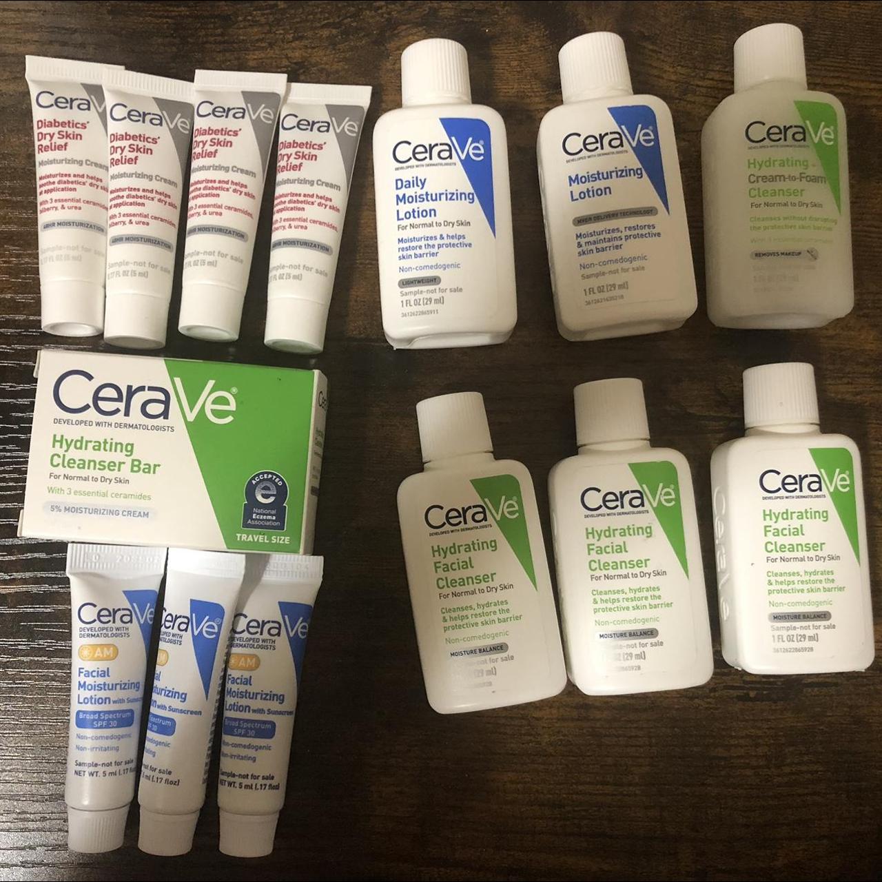 Cerave Deluxe Sample Skincare Lot - Depop