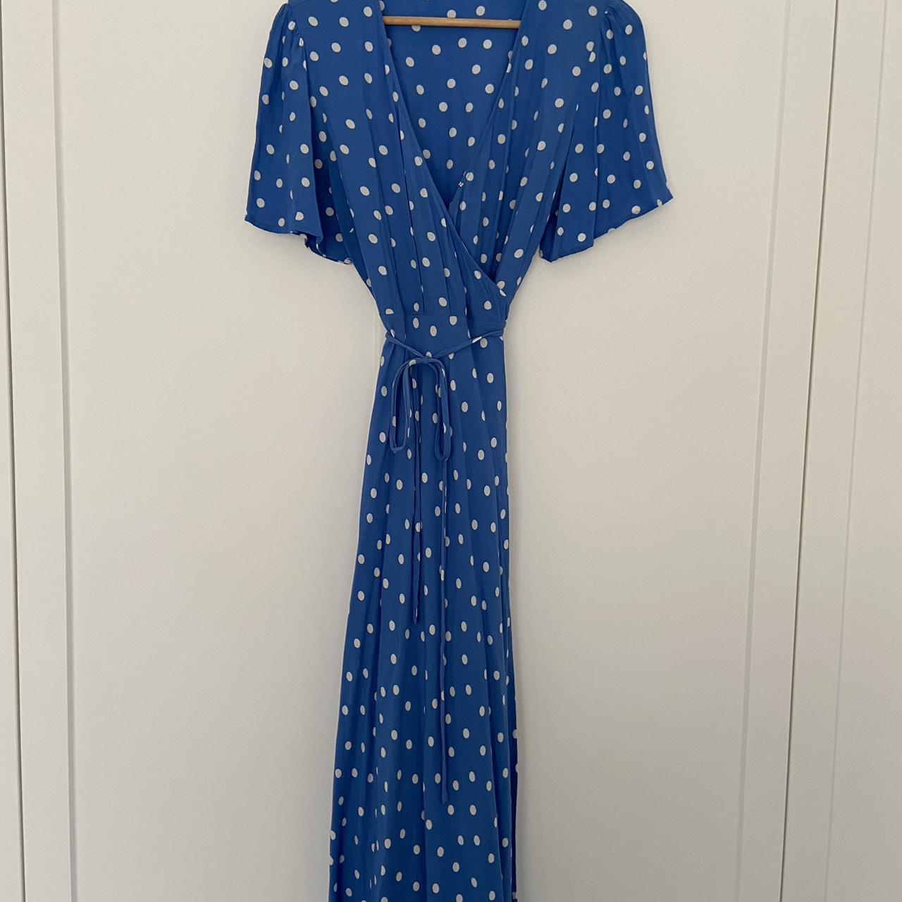 Sportsgirl spot wrap dress Depop