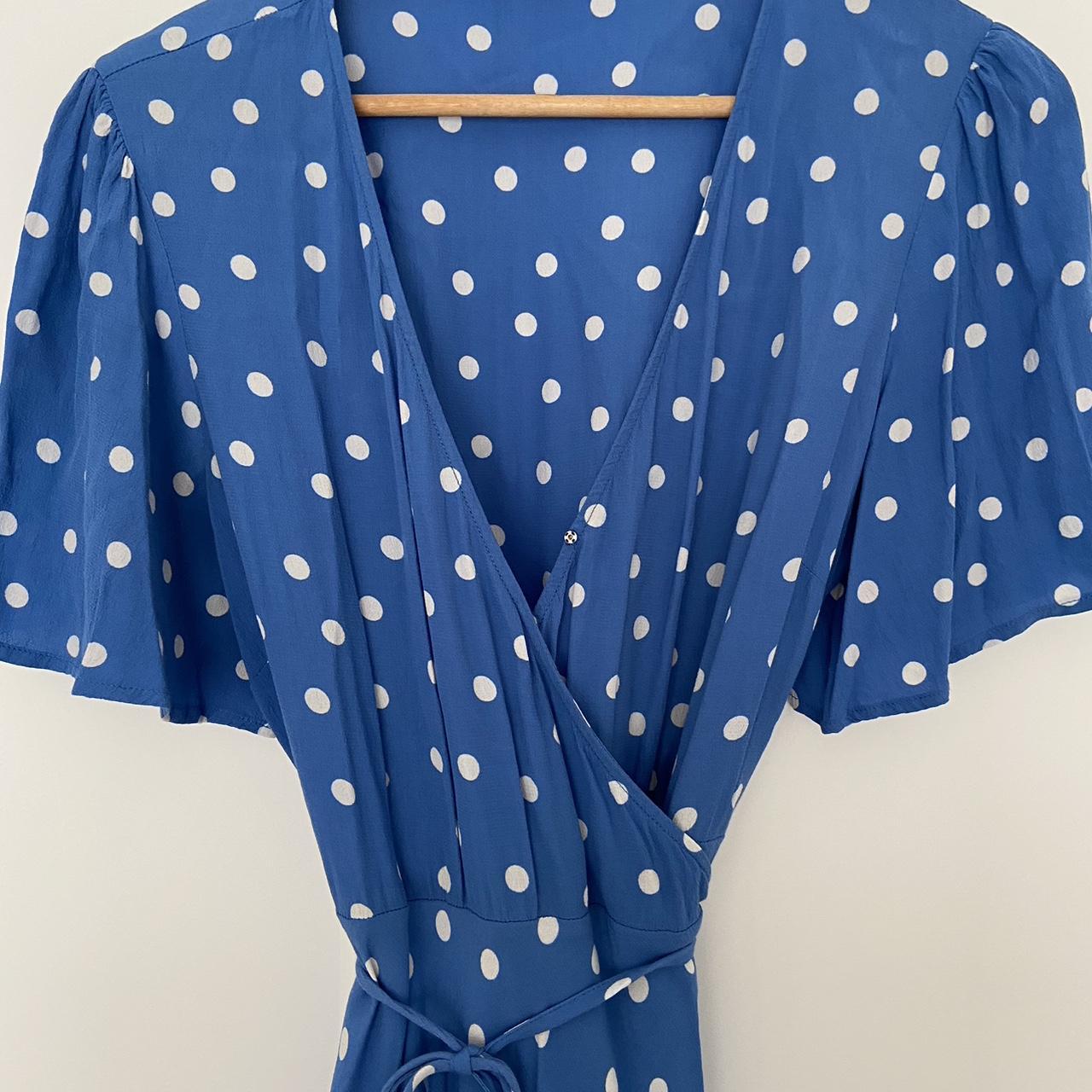 Sportsgirl spot wrap dress Depop