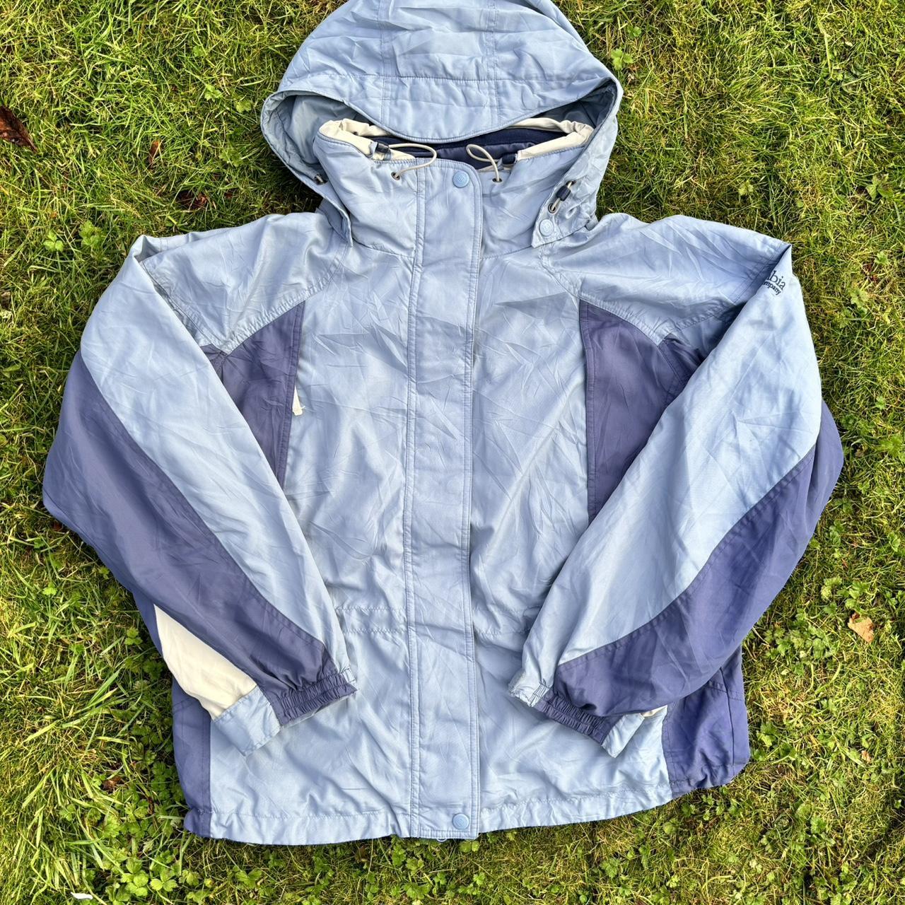 The North Face Hyvent Rain Jacket Blue - Women's M