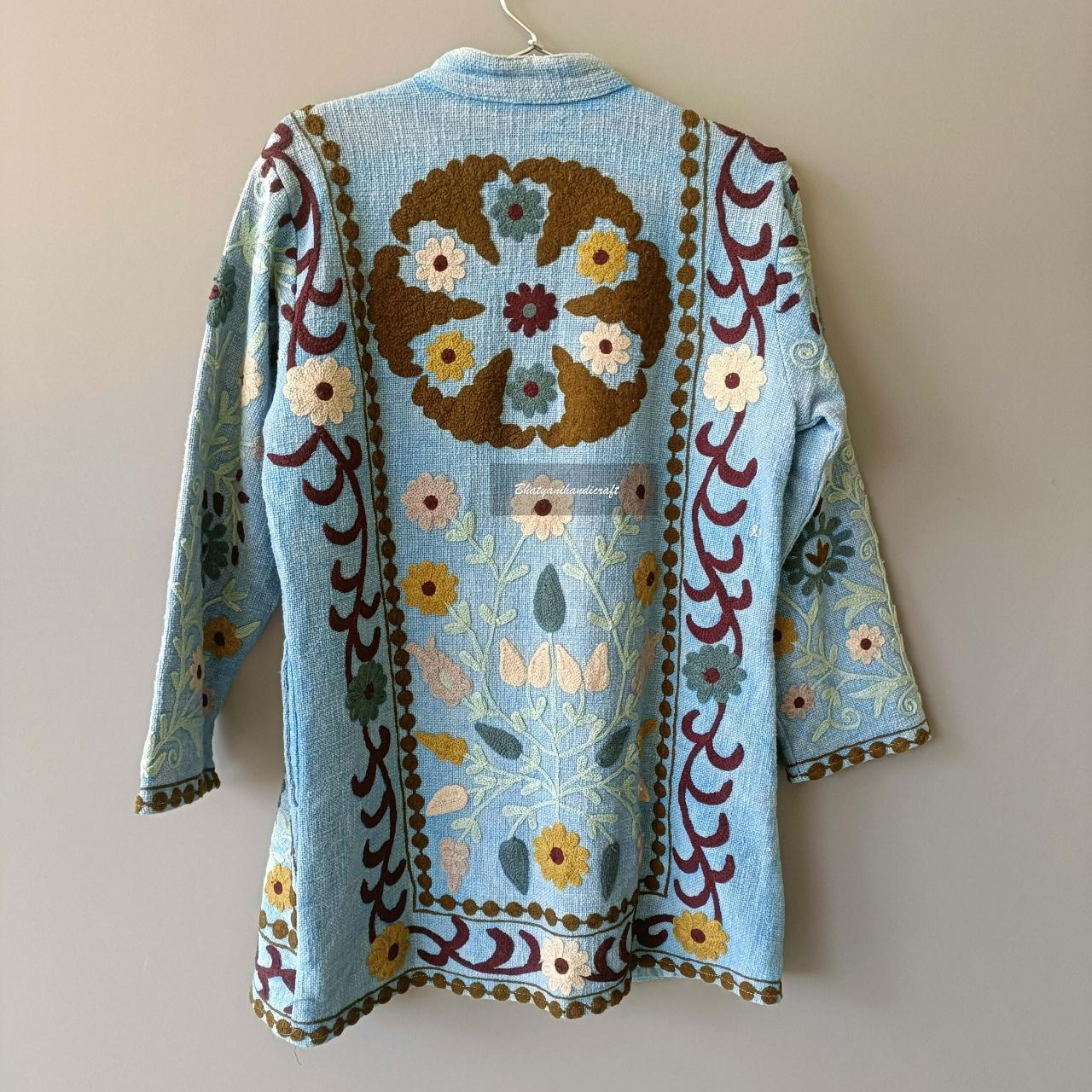 New Suzani Embroidery Jacket, Winter Jacket, Womens... - Depop
