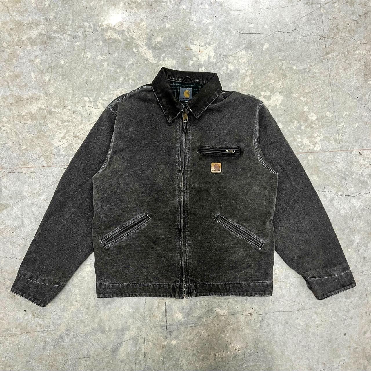 Carhartt Detroit J97 PTL Petrol Work Jacket Vintage... - Depop