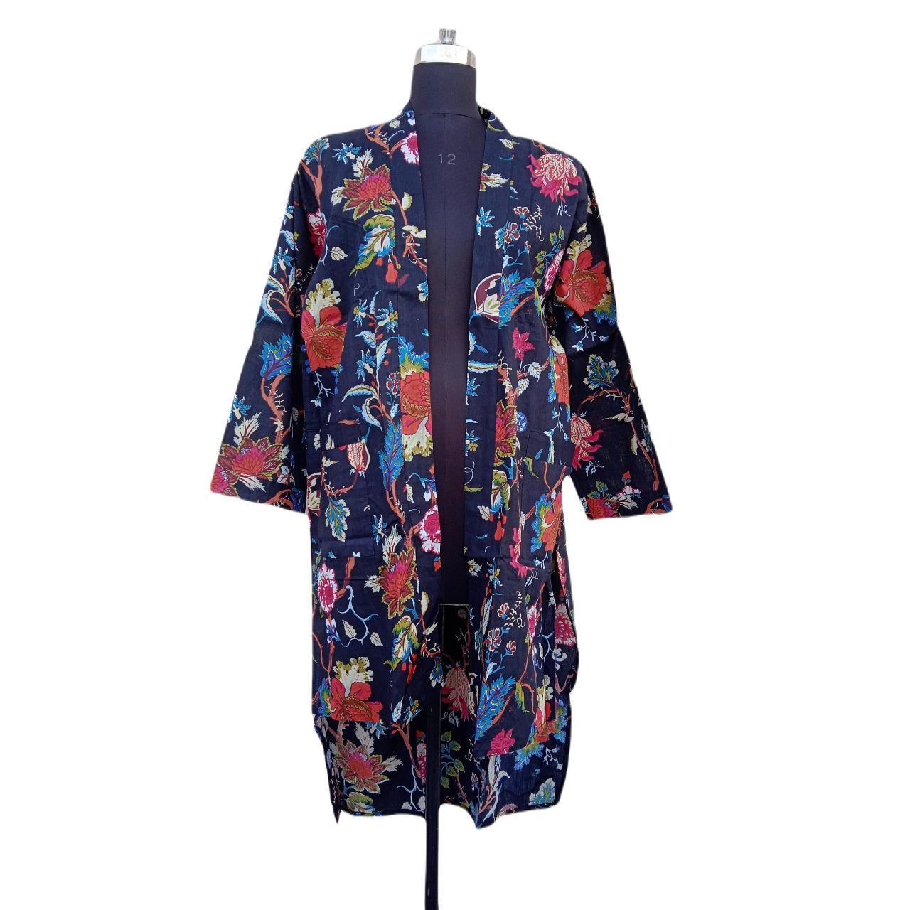 Up Down Duster Kimono Beach Wear Cotton Night Dress... - Depop