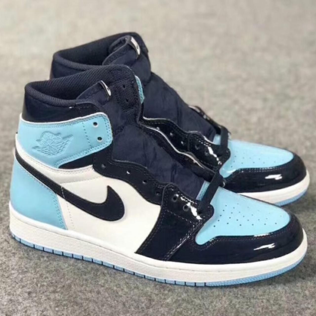 Jordan 1 UNC Patent - Depop