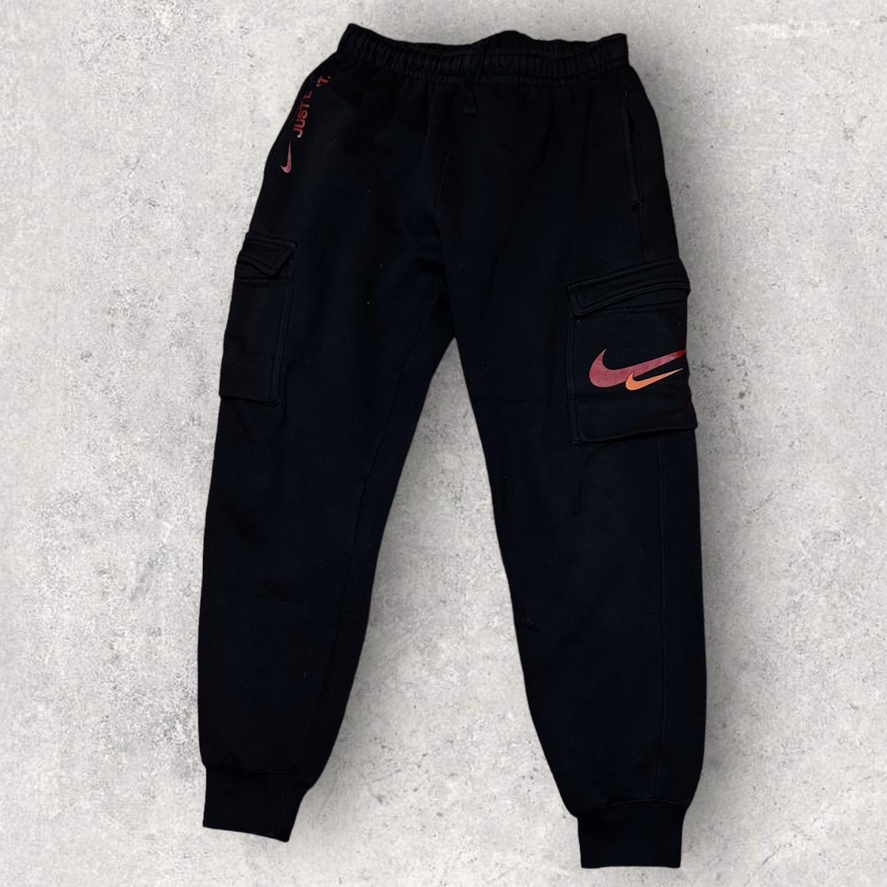 mens nike sweatpants black