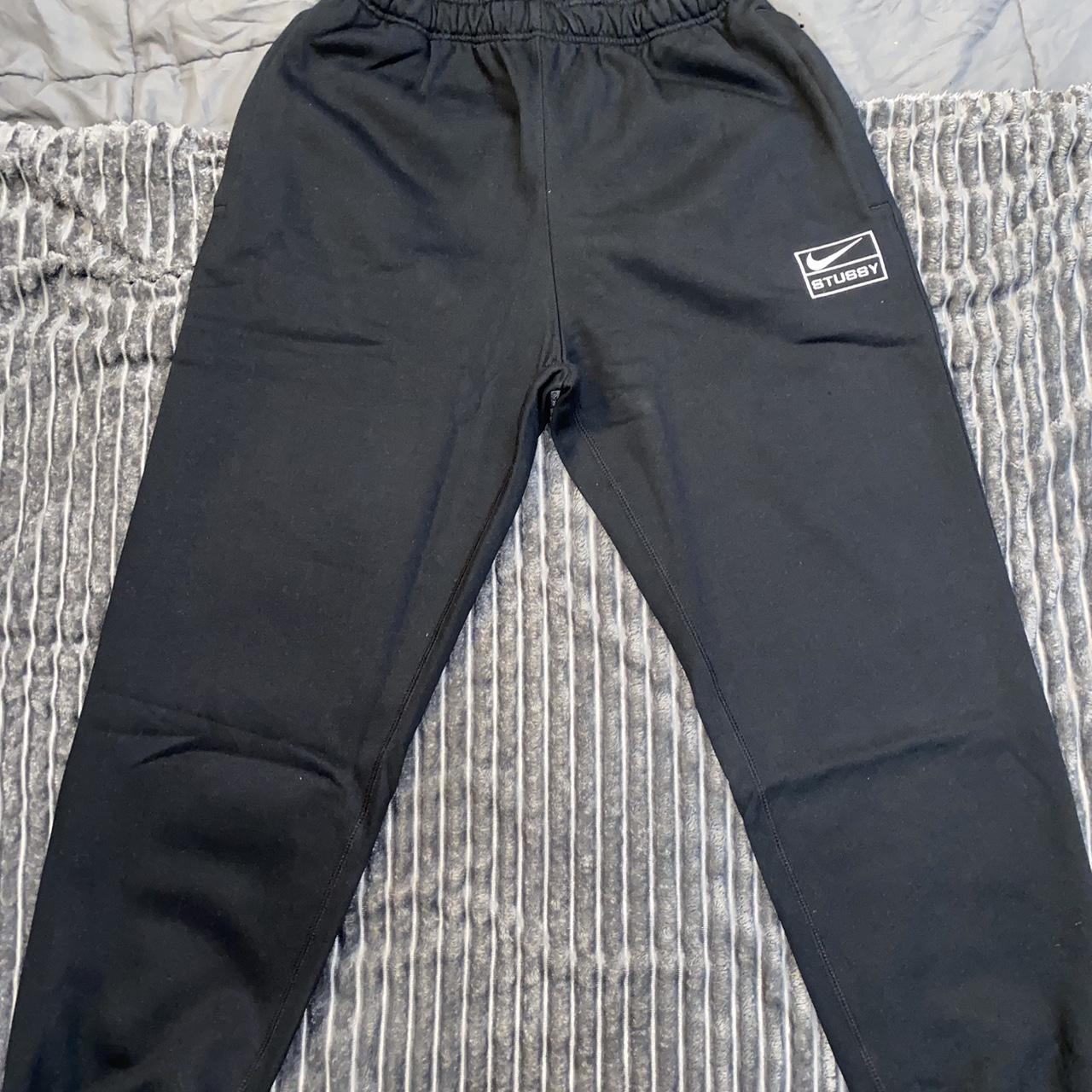 Nike x Stussy Oversized Joggers Black Small Brand... - Depop