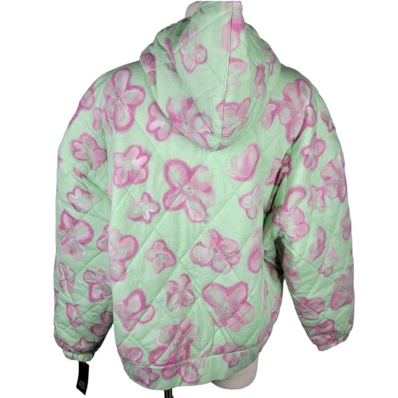 Wild Fable Women's Green and Pink Jacket (3)