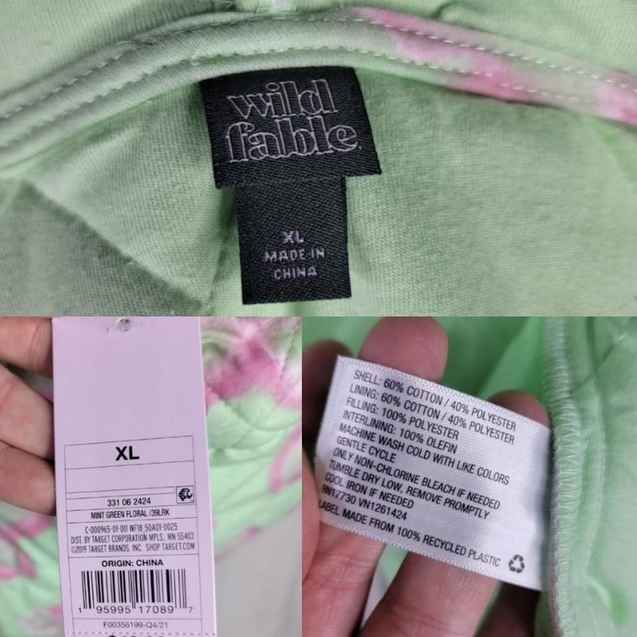 Wild Fable Women's Green and Pink Jacket (4)