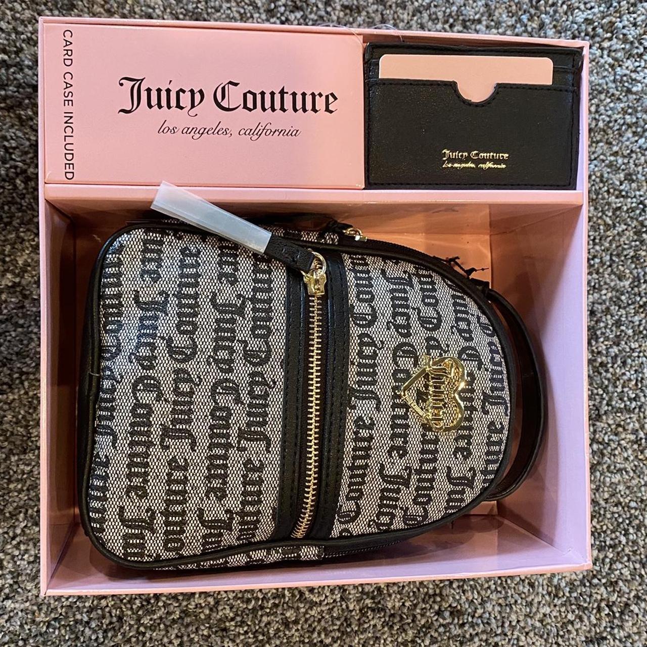 Juicy couture mini backpack black Look stylish - Depop