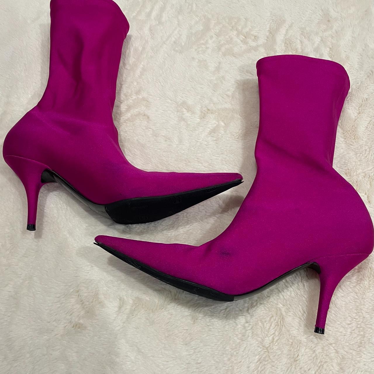 Balenciaga sale pink boots