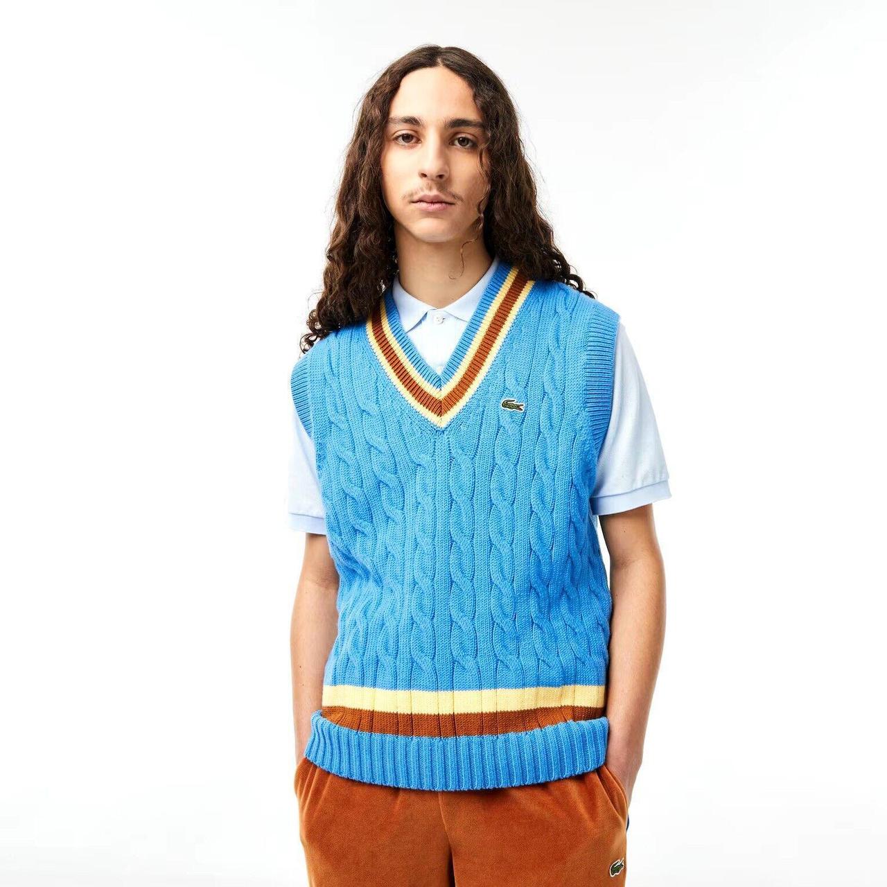 Lacoste Classic Fit Wool Sweater Vest