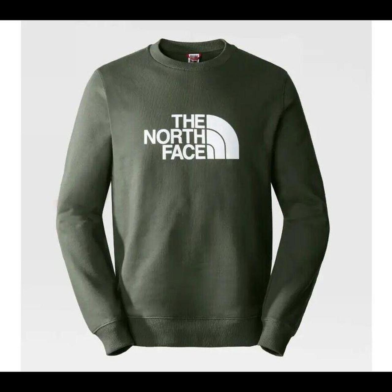 New The North Face Mens shops green sweater