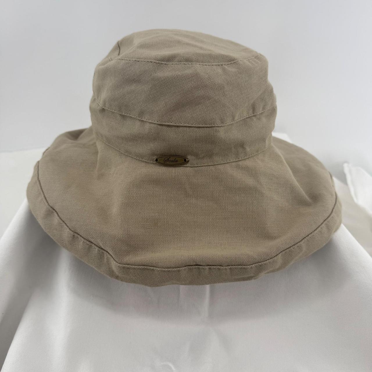 Scala Women's Bucket hats - Tan – Scala Wide Brim… - image 1