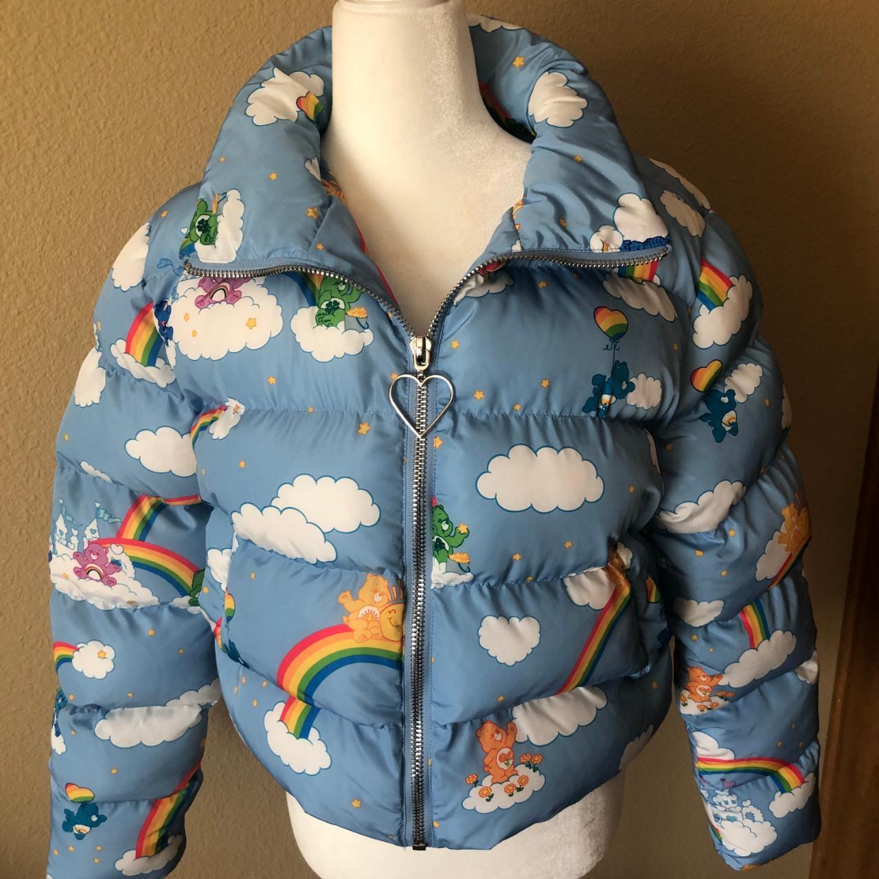 care bear puffer jacket