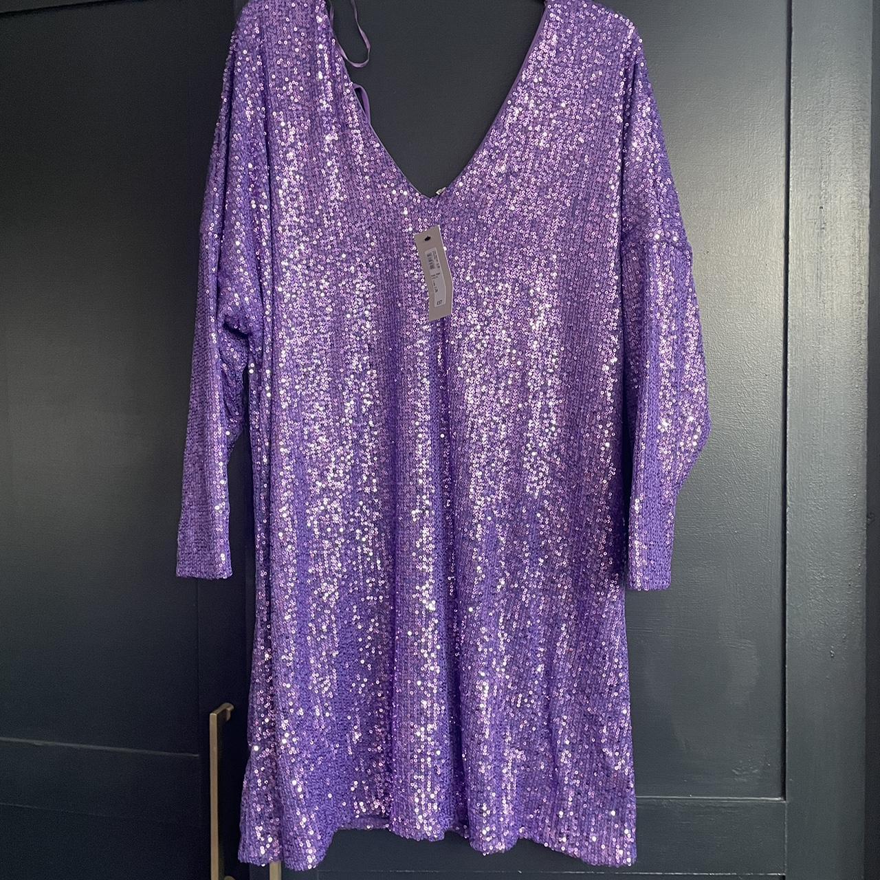River Island Women's Purple Dress Depop
