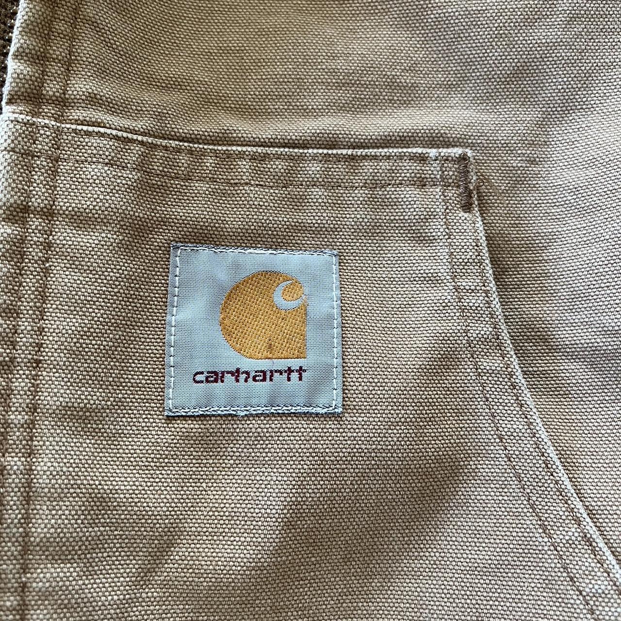 Vintage Carhartt Essential Detroit Jacket Made in... - Depop