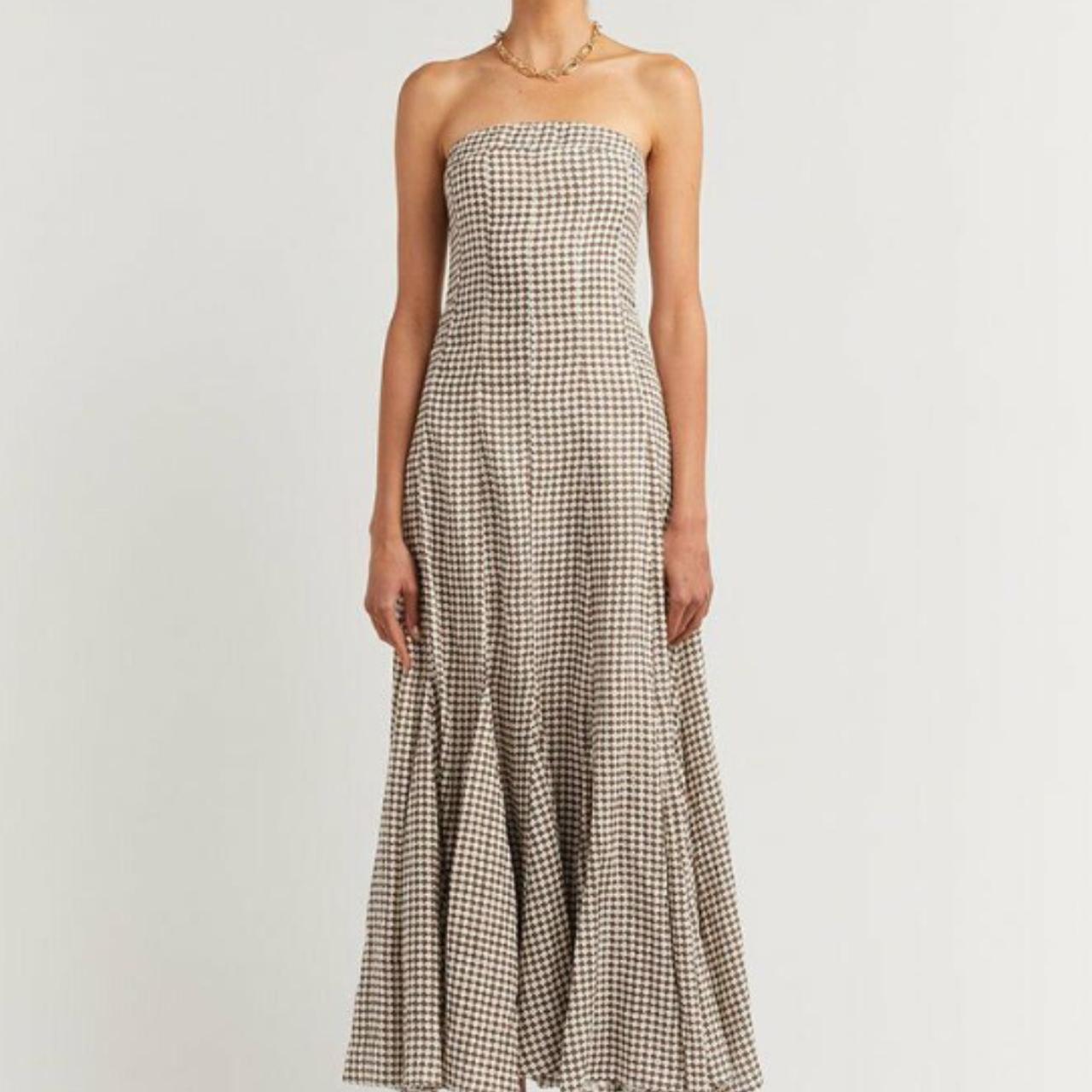 Dissh Strapless Geo Pattern Maxi Dress Brand new Depop