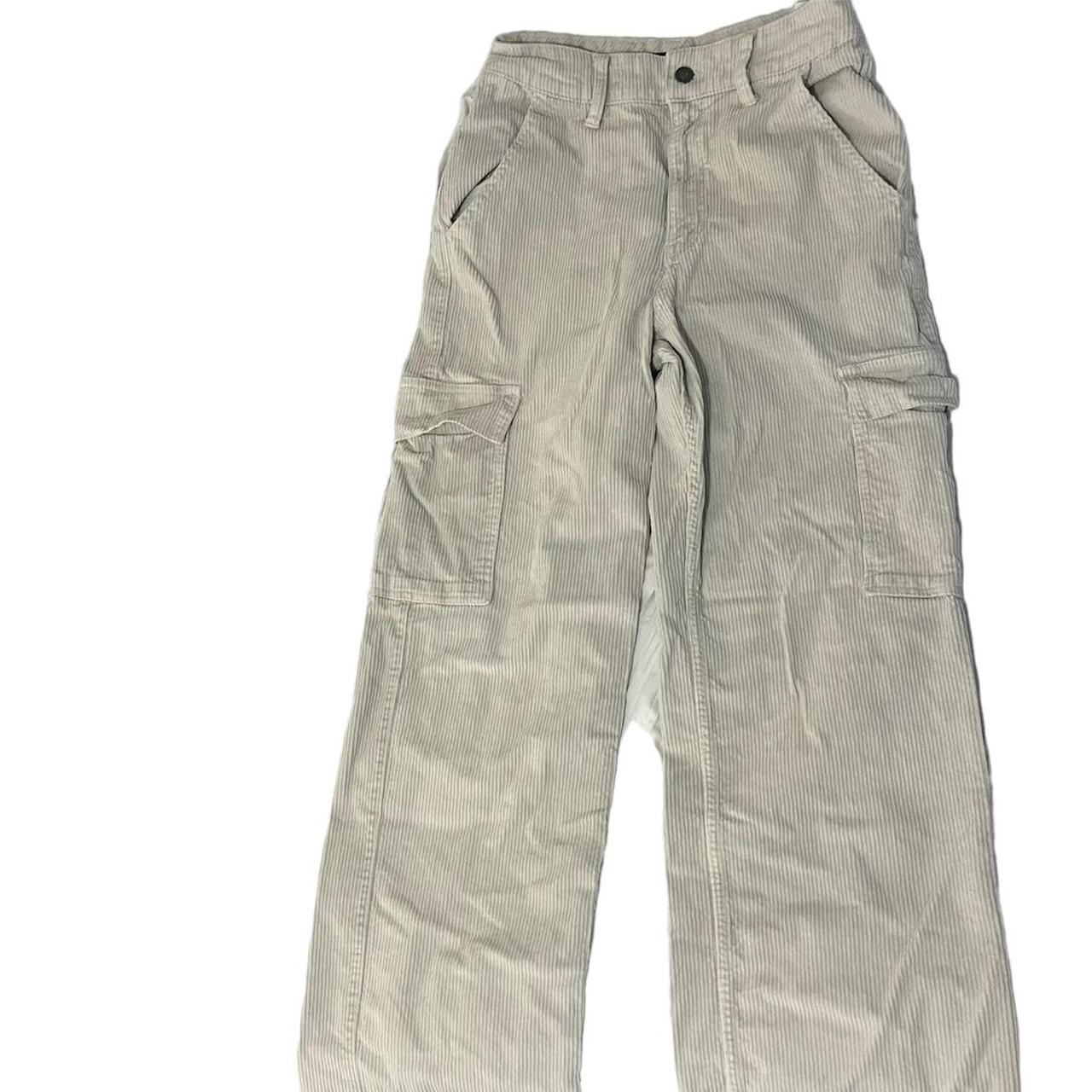 Hollister Corduroy Cargo Pants Size W 27 Color... Depop