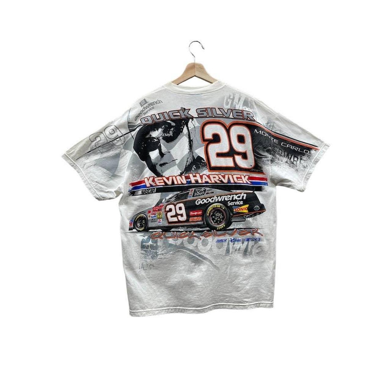 Vintage Chase Authentics Kevin Harvick Nascar All Over outlet Print T Shirt