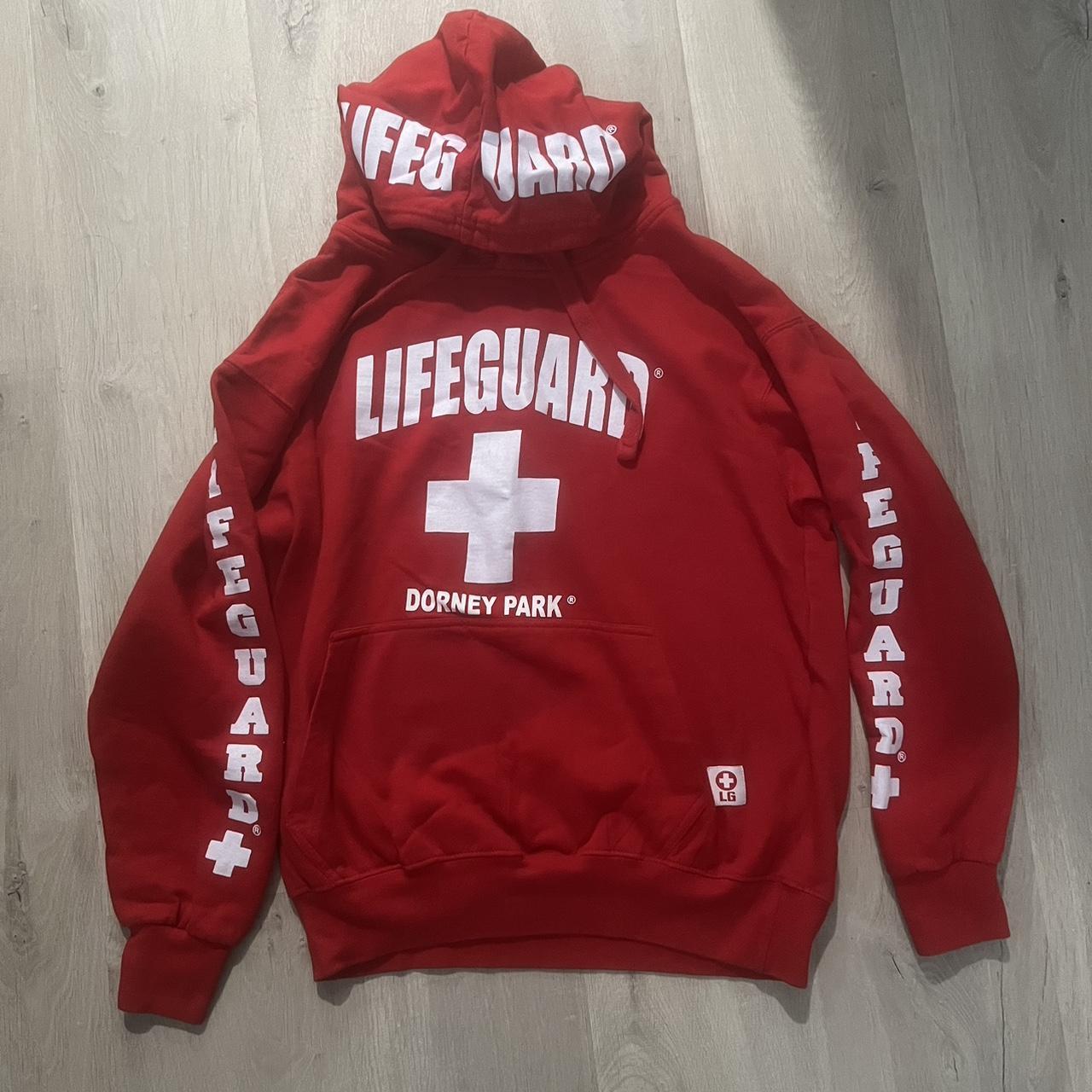 Lifeguard shop white hoodie