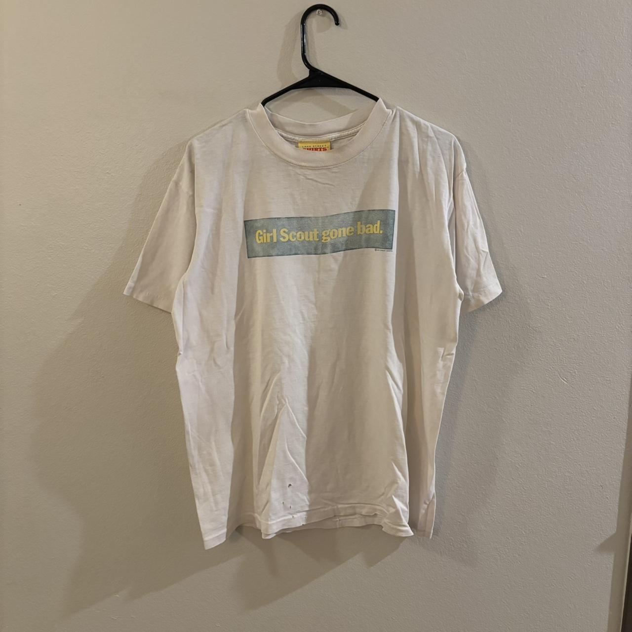 Girl Scouts Men's T-shirt - White - XL – vintage … - image 2