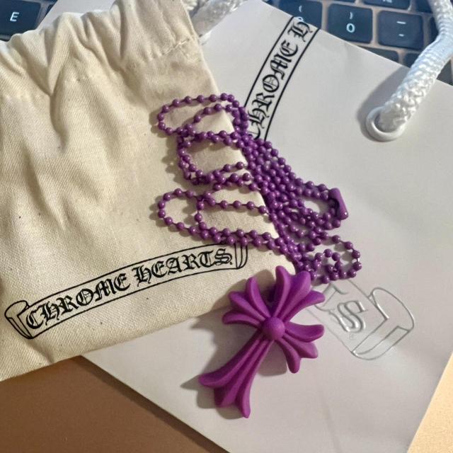 Chrome Hearts 20th Anniversary Silicone Necklace... - Depop
